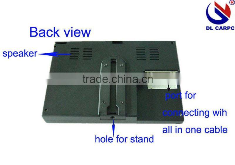7" LCD touch VGA, AV,Rearview Bus Monitor