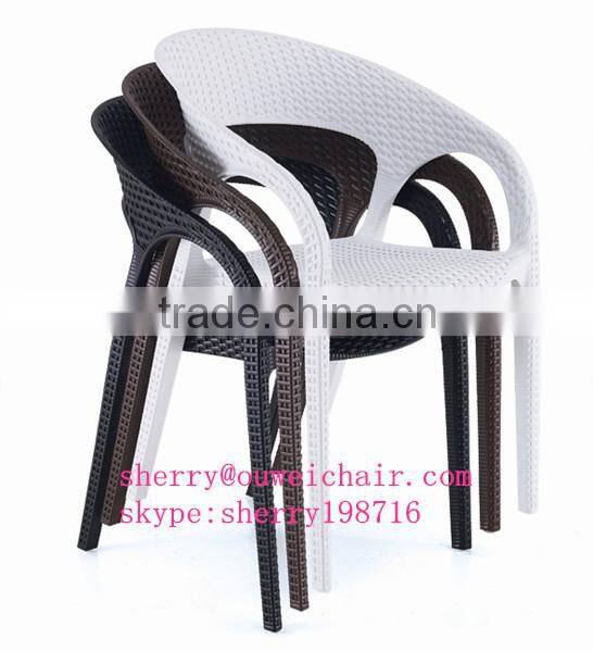 ratan plastic chair dining chair garden furniture