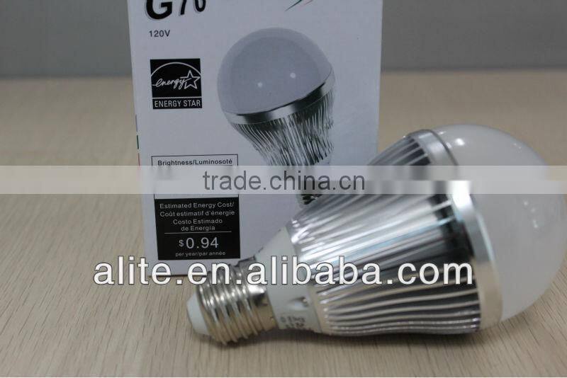 high power 7w bulb led a60 a19