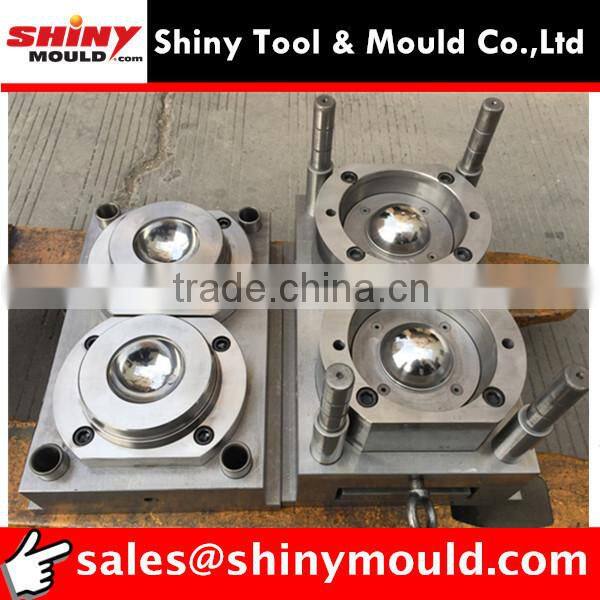 2 cavities plastic thin wall milk tea cup lid mould