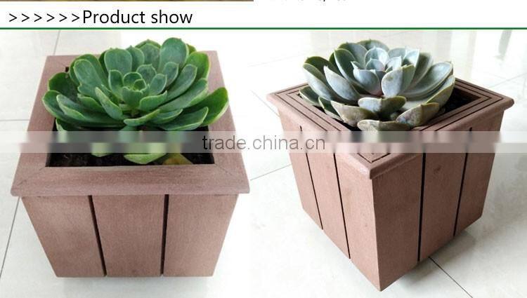Outdoor WPC Flower Pot Composite Garden Pot