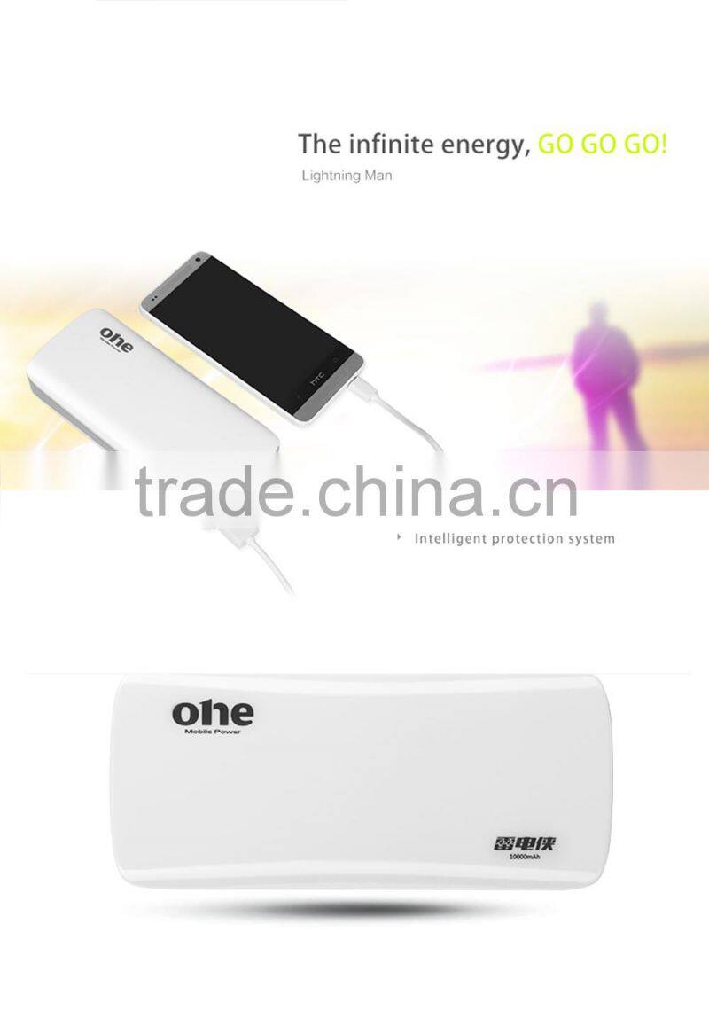 Universal 10000mah Backup External Battery Usb Power Bank Charger for Cell Phone 4s 5s