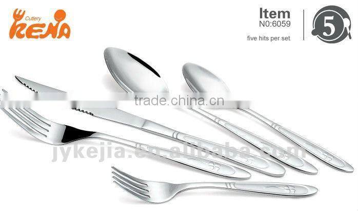 spoon knife forks set