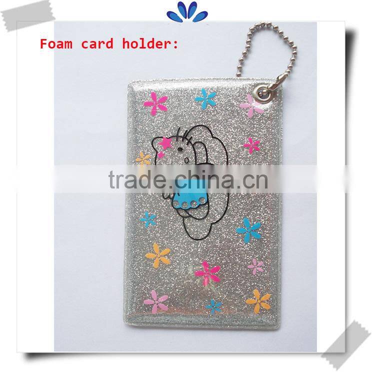 Cheap bulk clear plastic card holder for promotion sale
