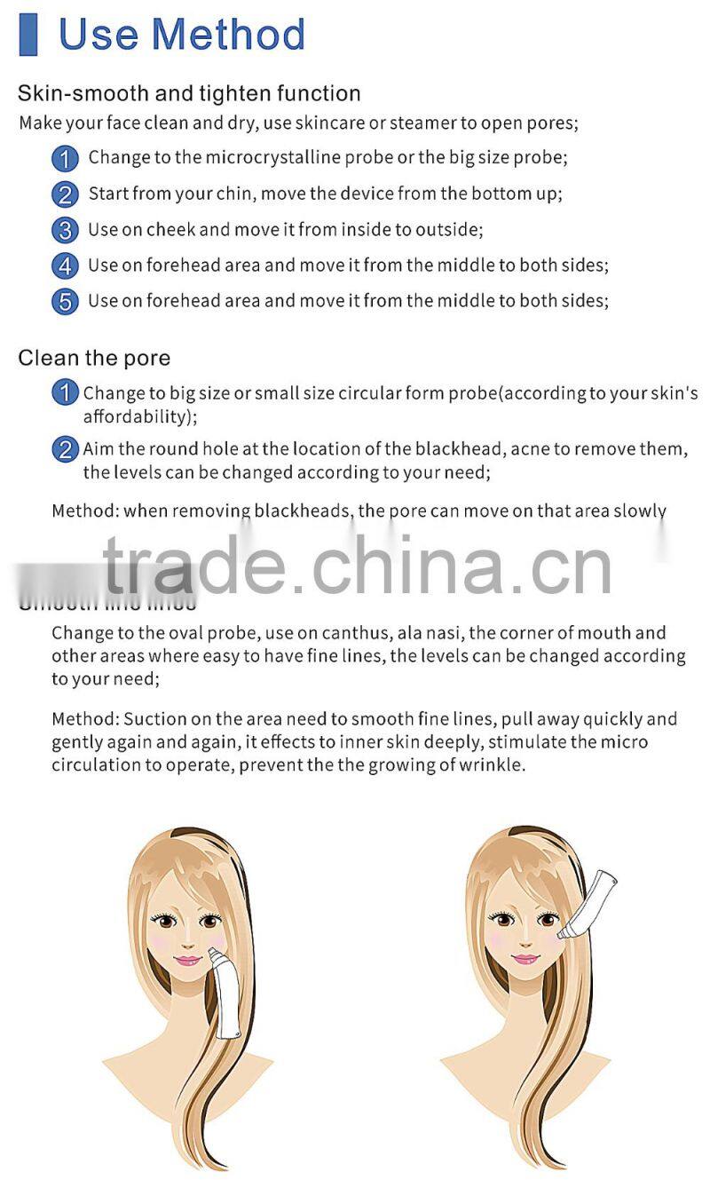 Portable mini pore cleanser tool beauty remove blackhead device for women & men in summer