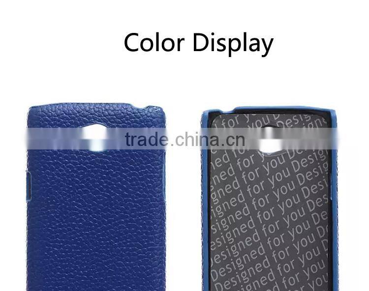 Best-selling In Amazon Mobile Phones Packaging For Cellphone Cover For LG Joy H220 Genuine Leather Brown Phone Case Diary Case