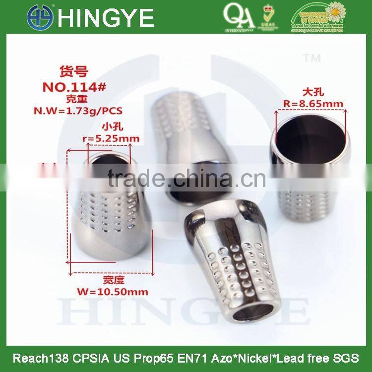 siliver cord end clothing cord end cord end clip