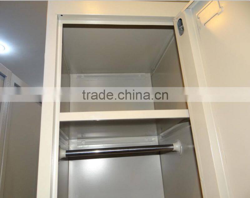 Luoyang Office steel double opening glass door storage file locker/cupboard