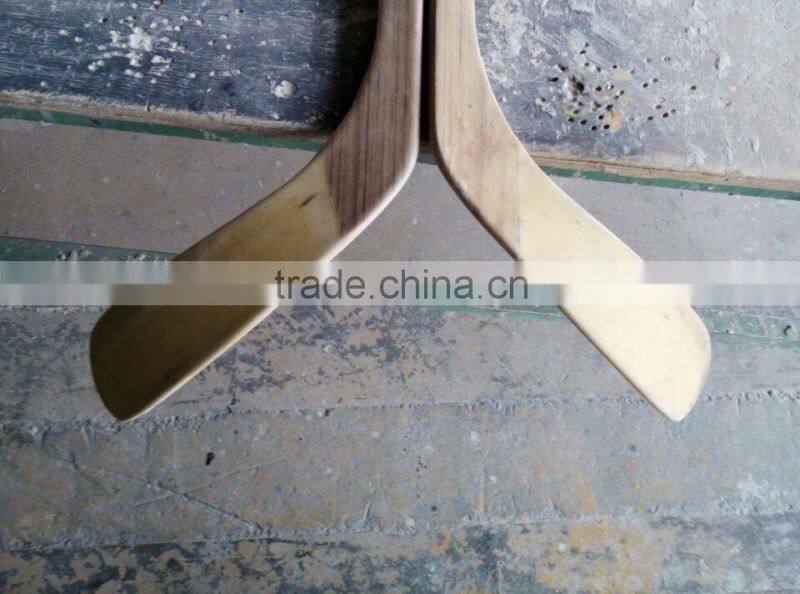 Glass fiber combi ABS Blade Full Birch wooden ice hockey sticks( wooden stick + glass fiber reinforced plastic blade (ABS) Blade