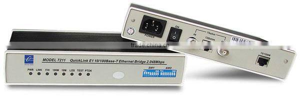 High Speed 10/100M Ethernet to E1 converter