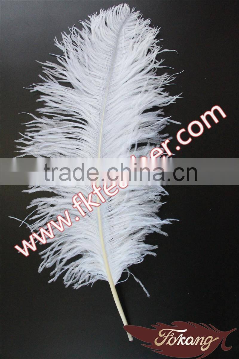 Natural Craft Feather Big White Ostrich Feather For Wedding And Party Decoration 60cm-65cm