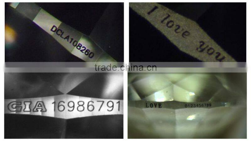 2015 Advanced High Fine Precise GIA Diamond Girdle Cold Laser Inscription Machine.