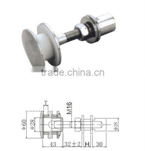 Stainless steel/Brushed Curtain Wall Glass Fittings
