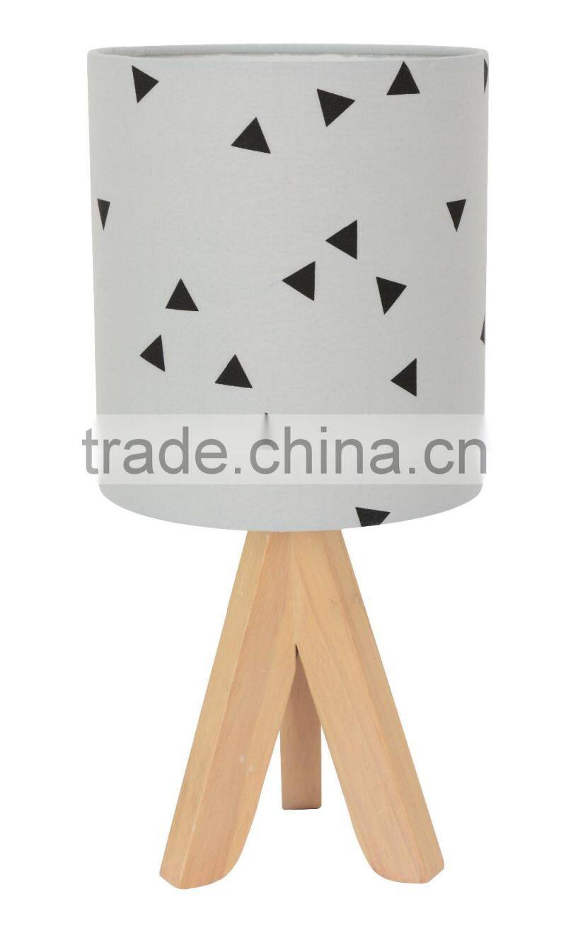 a wood table lamp for shop and hotel china manufacturer