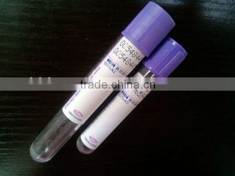 Supply vacuum blood collecting EDTA tubes