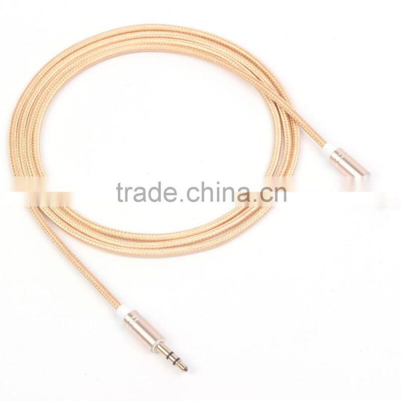Hight quality Colorful 3.5 mm to 3.5mm audio cable