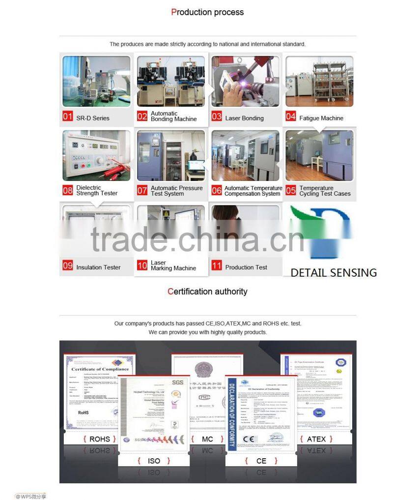 zigbee wireless pressure transmitter for water tank