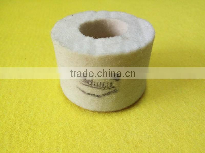 China felt grinding wheel for metal galss polishing