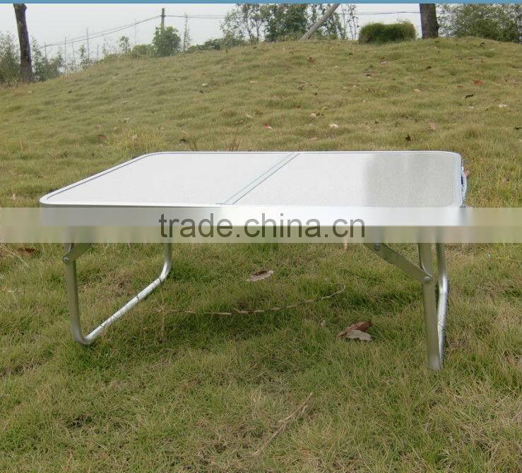 small aluminum camping table