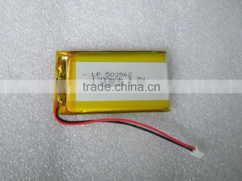 503759 3.7V 1200mah Lithium battery for smart dressing equipment