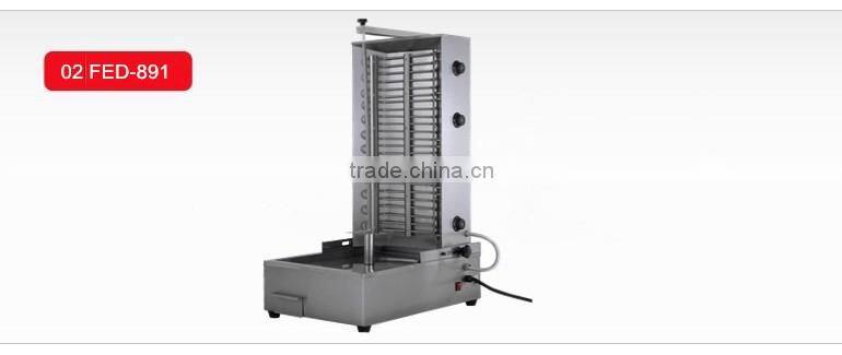 Middle East gas chicken shawarma machine best price for sale