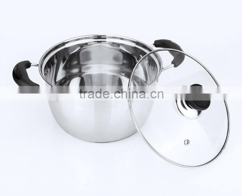 hot new products 2015 italian stainless steel cookware stock pot set