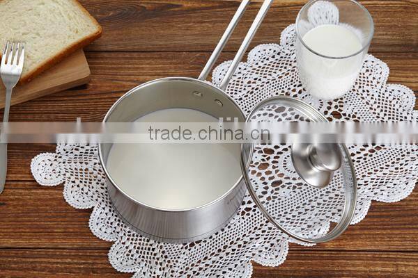 Elegant capsuled bottom technology milk pot