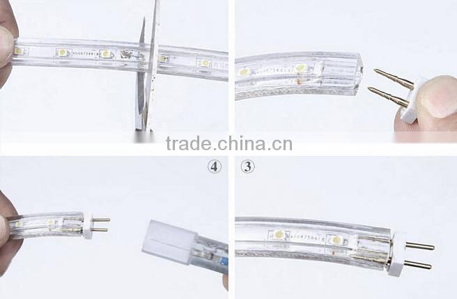 High Lumen Waterproof outdoor ip68 60led/m 5050 rgb flexible led strip