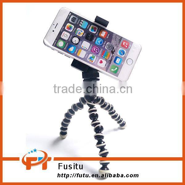360 Degree Rotatable Clip Clamp for Smartphone Rotated Holder for iPhone 6