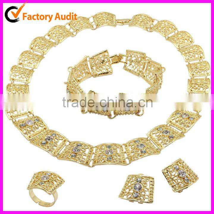 2012 18K gold plated gift jewelry set