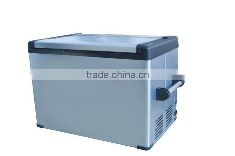 new product 2015 DC12V/24V camping portable mobile car fridge 12V 24V solar camping freezer/fridge refrigerator