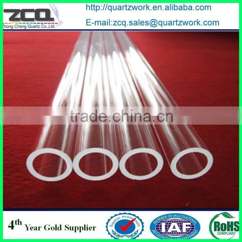 High temperature large Diameter Quartz Glass Tube for Sale