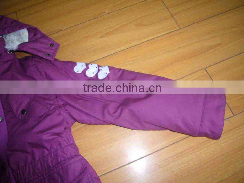 Girls pink Cotton cotton varsity coats and jackets