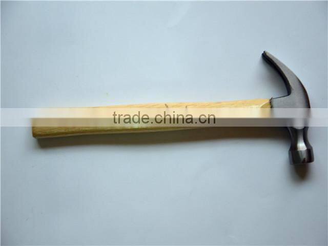 High Quality Claw Hammer (rubber &wooden handle) hand tools garden hammer