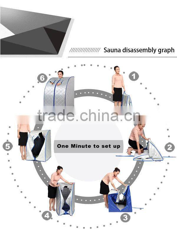 ANP-329TMF Design Far Infrared Negnative Ion Home Sauna For 1 Person for Oman detox machine