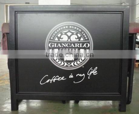 Advertising banner cafe barrier with customized printing