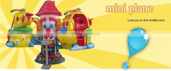 Indoor/Outdoor Playground Equipment Kids Ride Mini Plane for Sale