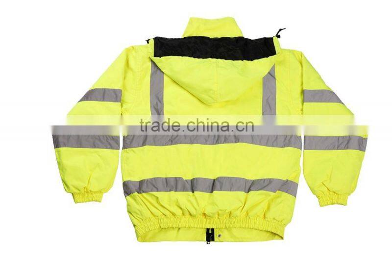 Winter Hi Vis Safety Jacket With Reflector High Quality Winter Jacket