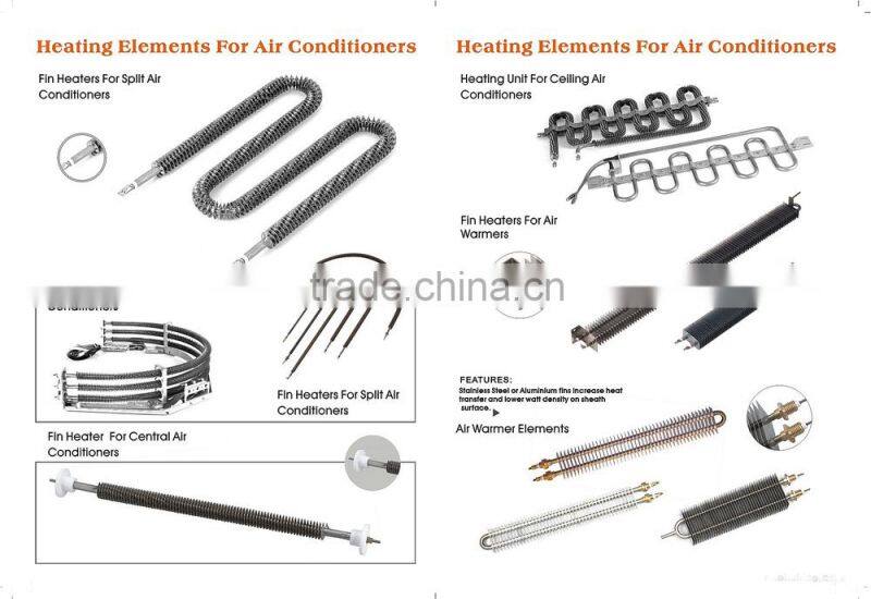 Fin heating element for split air conditioner