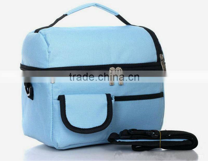 Manufacture 600D nylon oxford picnic cooler bags tapes and printing by customization