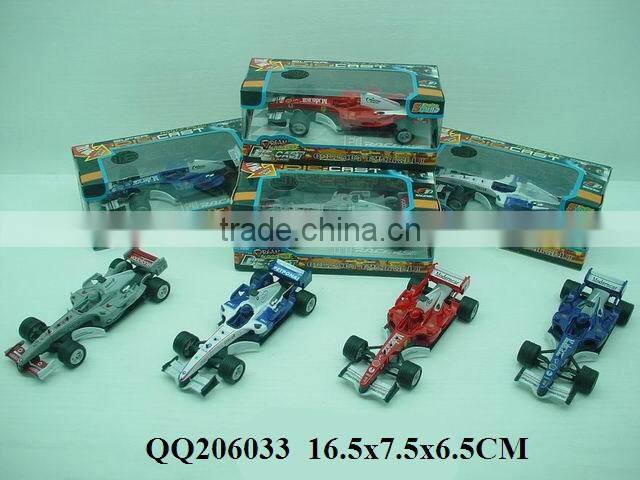 Pull back die cast car with light & IC