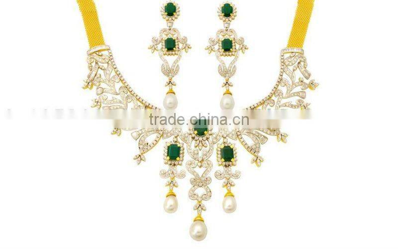 Yellow Gold Diamond Necklace