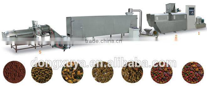 newest equipment fish feed pellet processing line