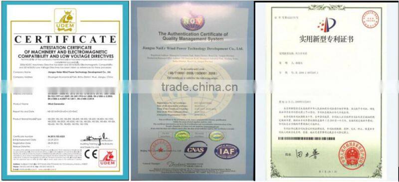 small 200w vertical axis wind generator kit