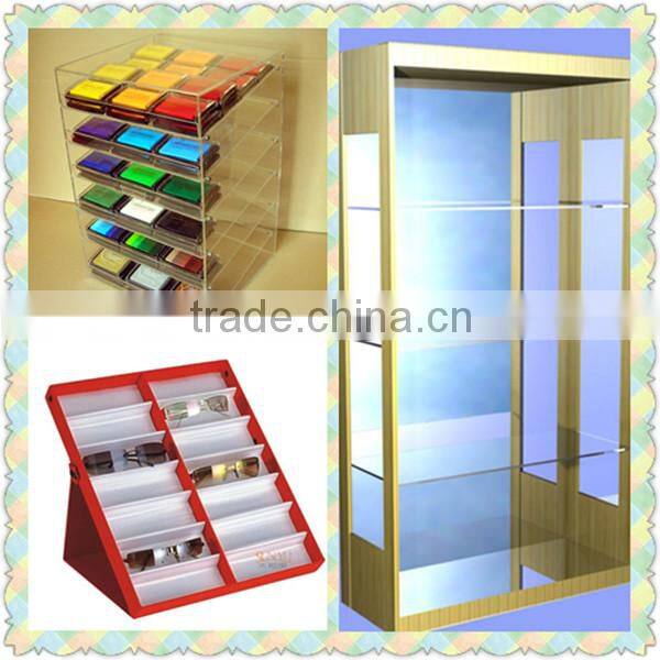 Pink And White ABS Floor Retail POS Displays With Silk Screen Printing