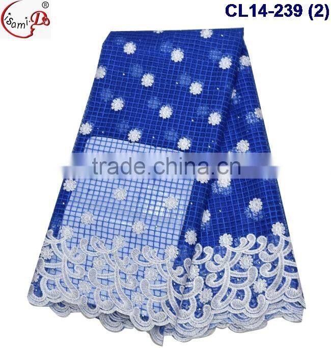 CL14-239 Fashion fantastic adorable lovely dot pattern charming romantic design net Lace fabric material for dating in 2016