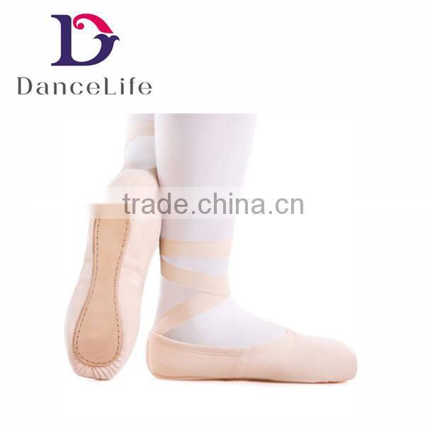 S5111 ballet pointe shoes canvas pointe dance shoes factory ballet pointe shoes for sale