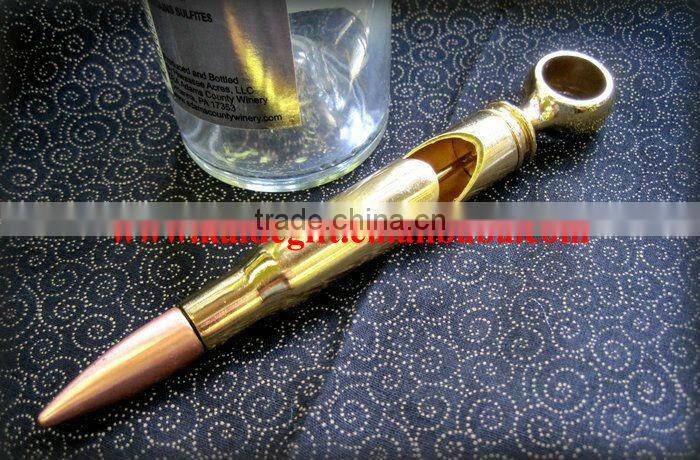 cool 50 Caliber Corkscrew & bullet beer Bottle Opener