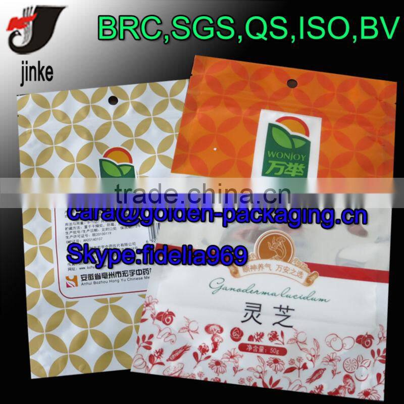 Plastic laminated herbal packaging bags
