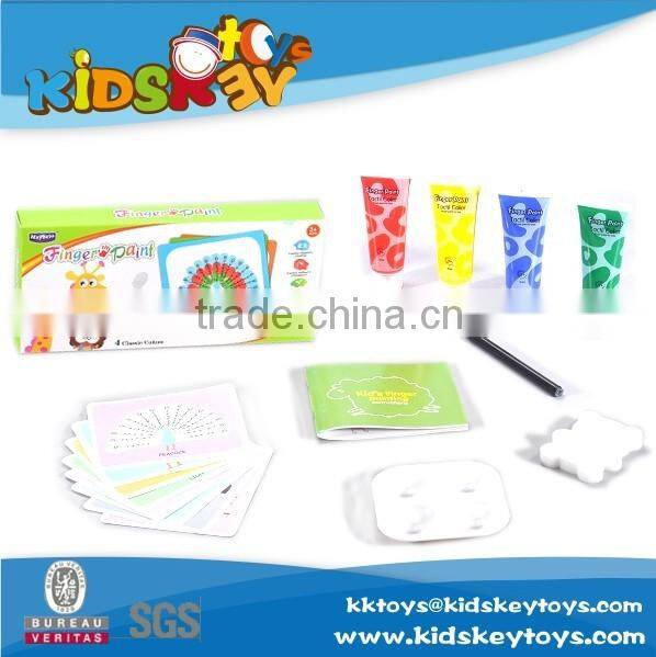 4-color children's healthy and colorful finger paint kids drawing toy finger paint